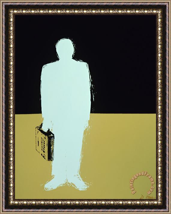 Diana Ong Business Man Framed Painting