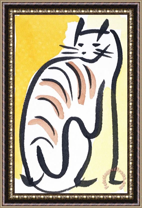 Diana Ong Cat Xiv Framed Painting