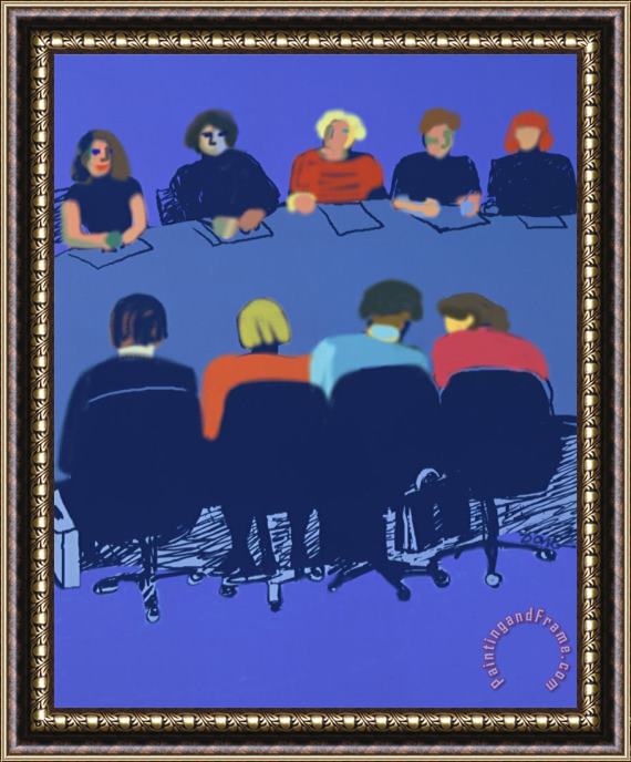 Diana Ong Conference in Color Framed Print