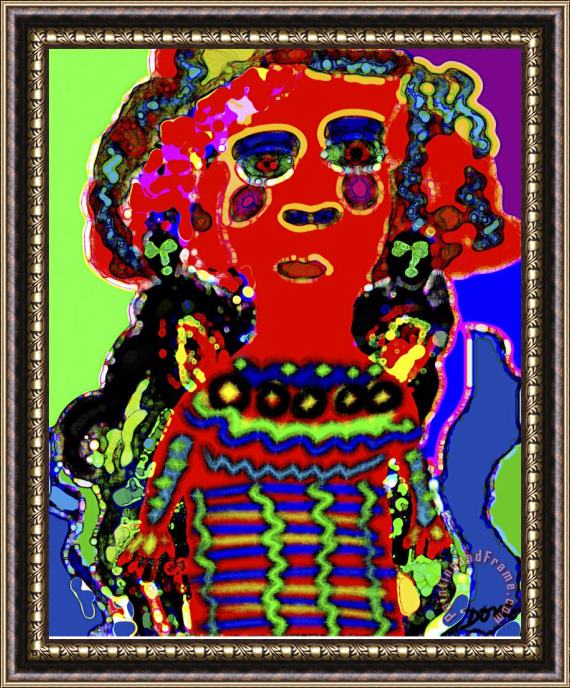 Diana Ong Daddy S Little Girl Framed Painting