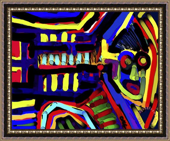 Diana Ong Madman Framed Painting