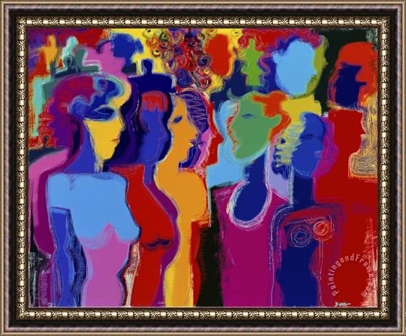 Diana Ong Party People Framed Print