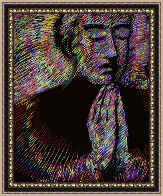 Diana Ong Prayer Framed Painting