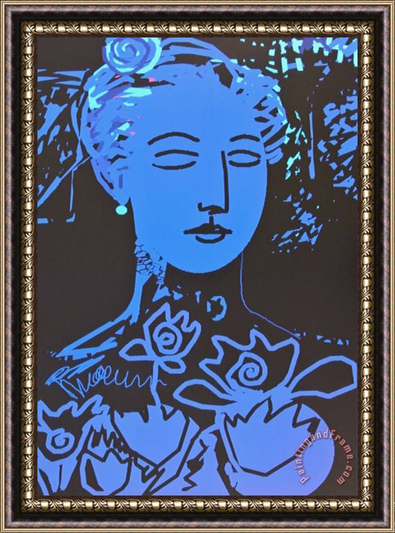 Diana Ong Tulip II Framed Print