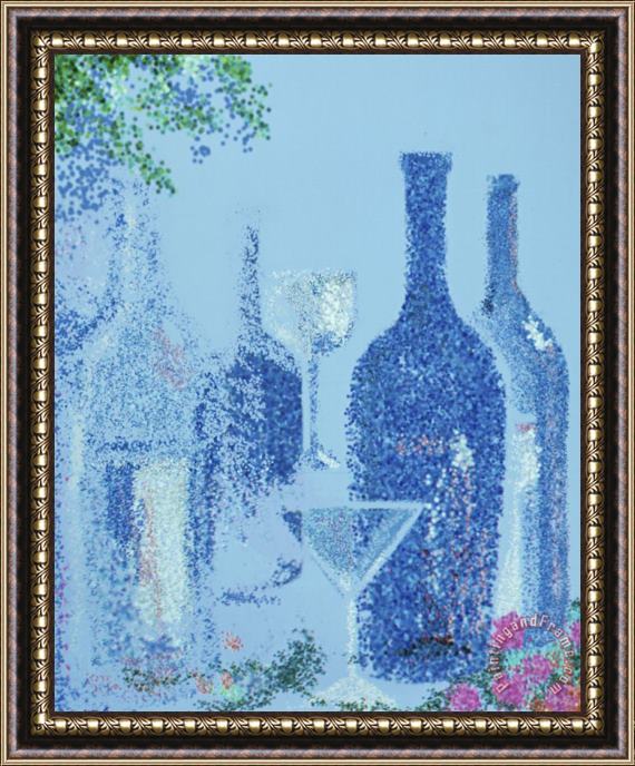Diana Ong Wine Framed Painting
