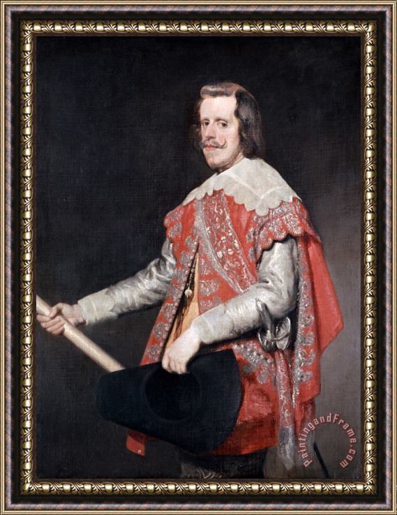 Diego Rodriguez de Silva y Velazquez Philip Iv, King of Spain Framed Print
