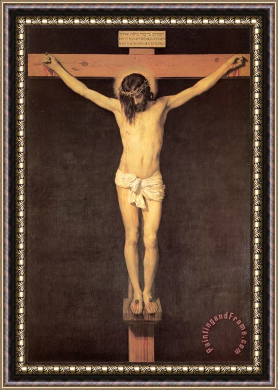 Diego Velazquez Christ on The Cross 1632 Framed Print