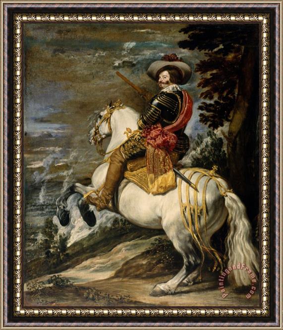 Diego Velazquez Don Gaspar De Guzman, Count Duke of Olivares Framed Painting