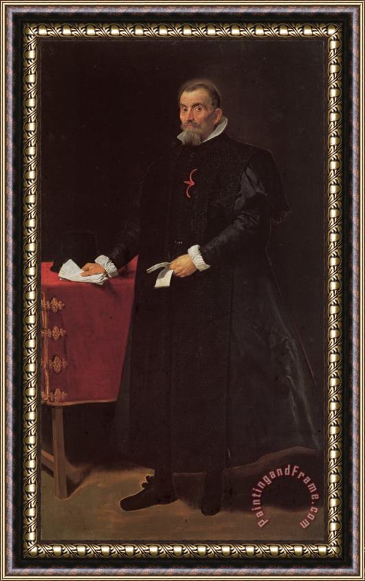Diego Velazquez Portrait of Don Diego De Corral Y Arellano 1632 Framed Painting