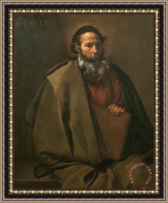 Diego Velazquez Saint Paul Framed Print