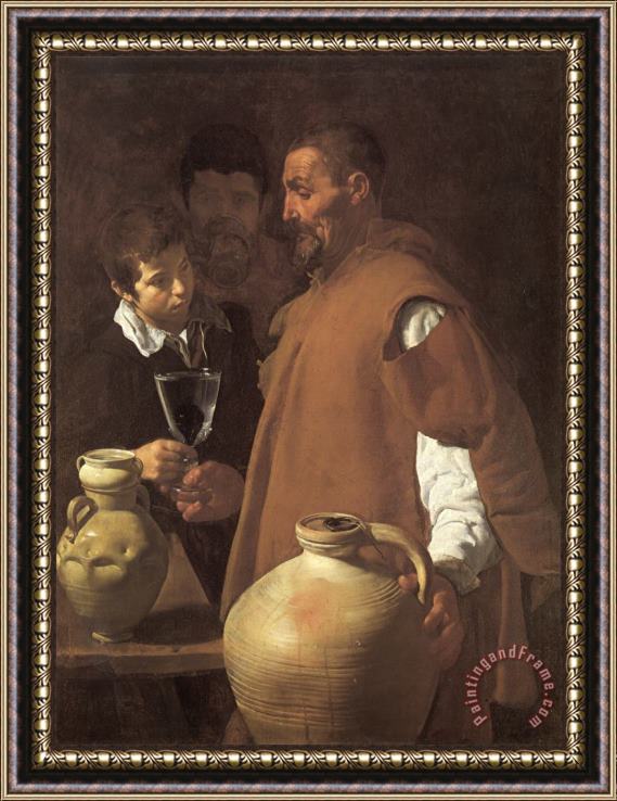 Diego Velazquez The Waterseller of Seville 1623 Framed Painting