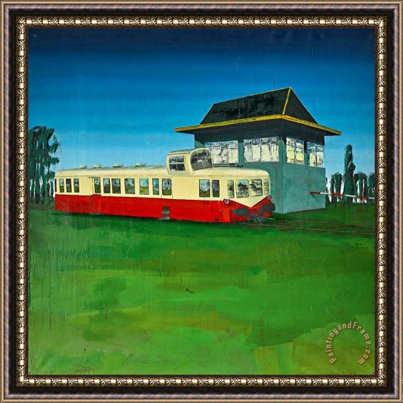 Dirk Skreber Untitled (locomotive Picasso) Framed Print