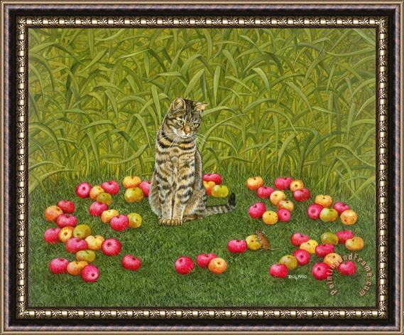 Ditz The Apple Mouse Framed Painting