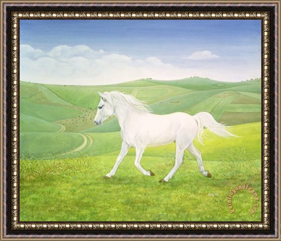 Ditz The Landscape Horse Framed Painting