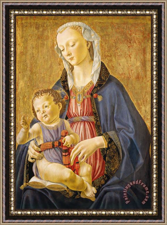 Domenico Bigordi Domenico Ghirlandaio Madonna And Child Framed Print