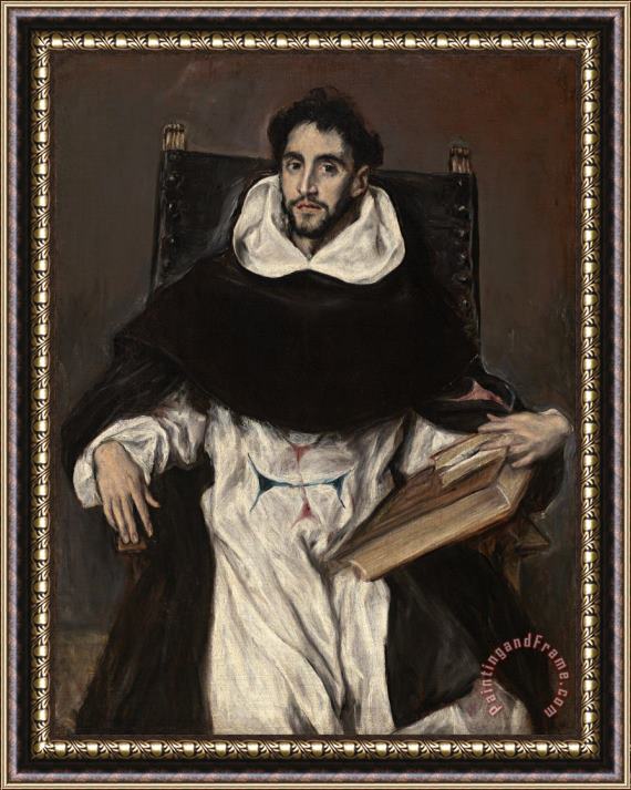 Domenikos Theotokopoulos, El Greco Fray Hortensio Felix Paravicino Framed Print