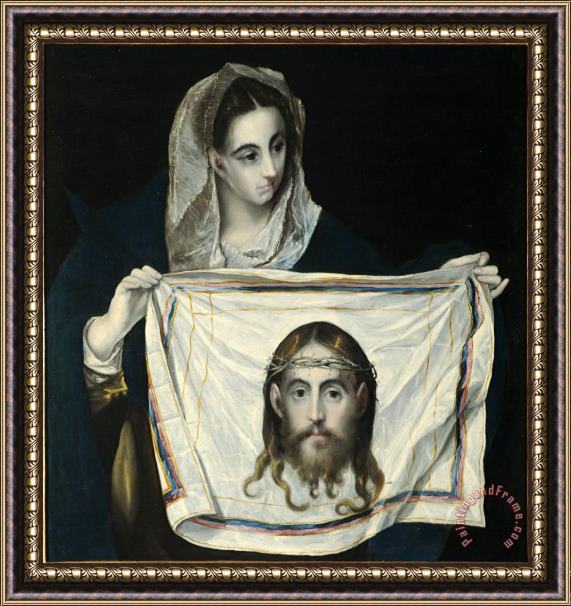 Domenikos Theotokopoulos, El Greco La Veronica Framed Print