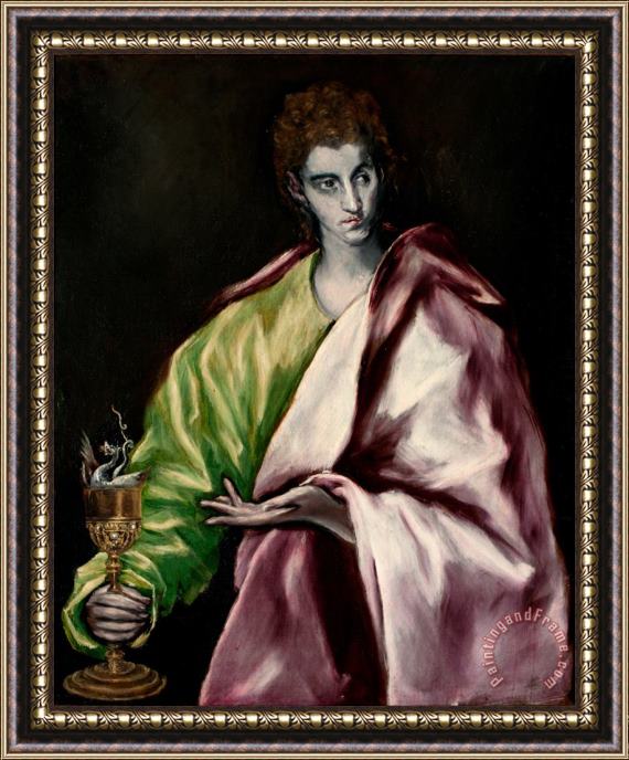 Domenikos Theotokopoulos, El Greco St. John Framed Print