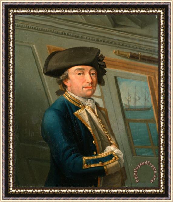 Dominic Serres Captain William Locker Framed Painting