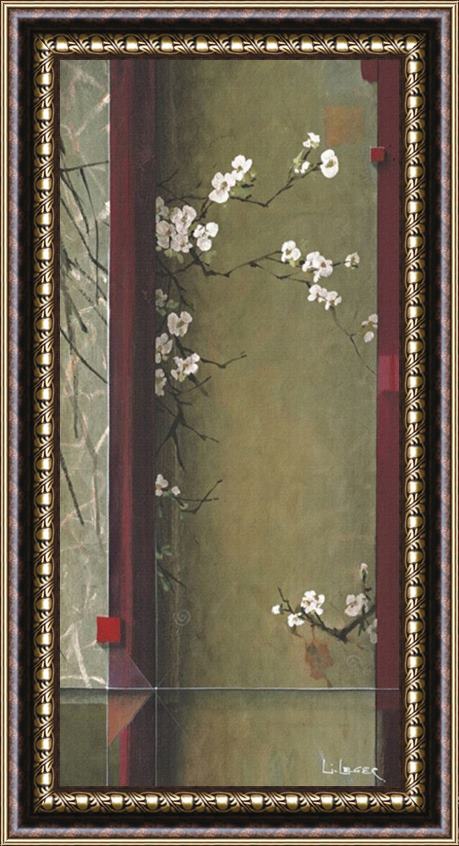don li leger Blossom Tapestry I Framed Painting