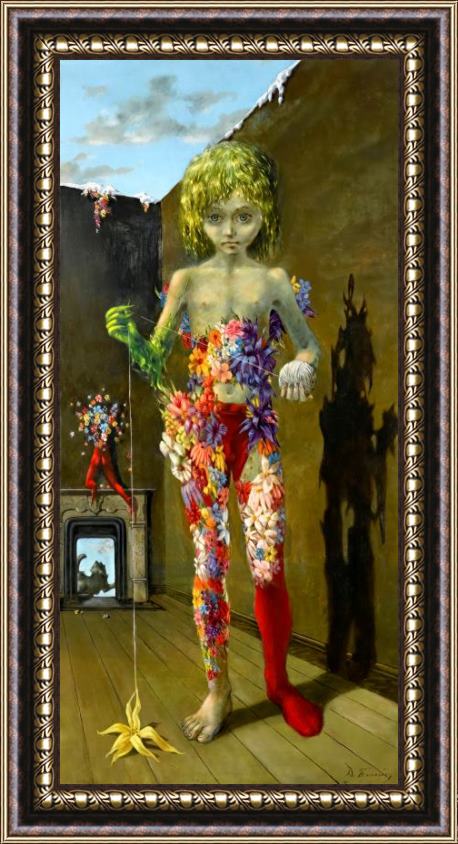 Dorothea Tanning The Magic Flower Game Framed Painting