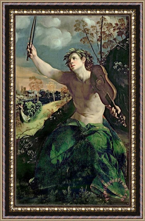 Dosso Dossi Apollo And Daphne Framed Painting