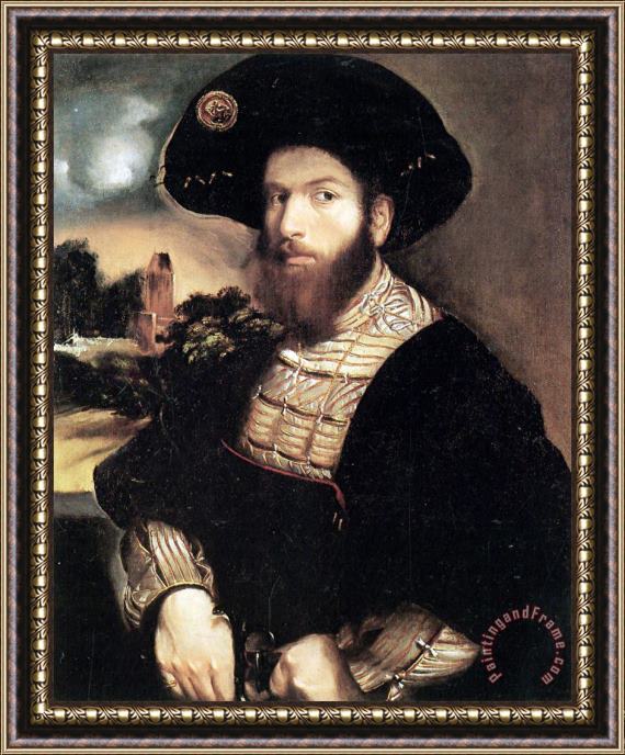 Dosso Dossi Portrait of a Man Framed Print