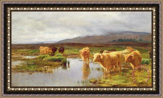 Duncan McLaurin Moorlands and Mist Framed Painting