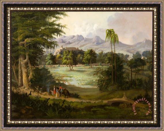 Duncanson, Robert Scott Chapultpec Castle Framed Print