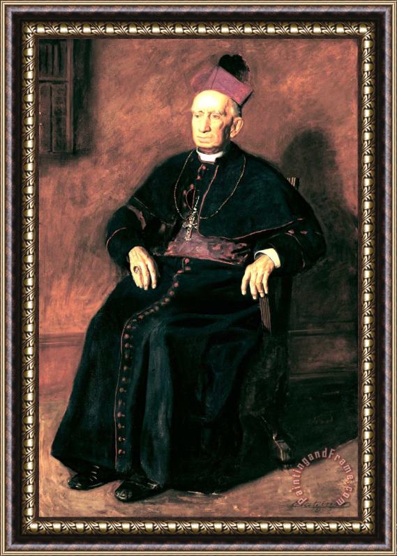 Eadweard J. Muybridge Archbishop William Henry Elder Framed Painting