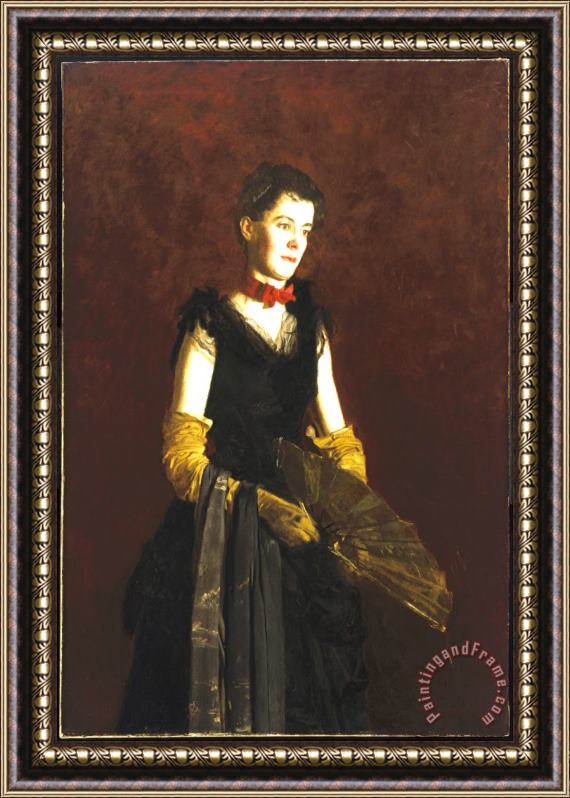 Eadweard J. Muybridge Letitia Wilson Jordan Framed Painting