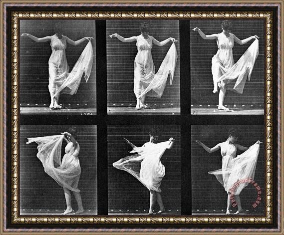 Eadweard Muybridge Dancing Woman Framed Print