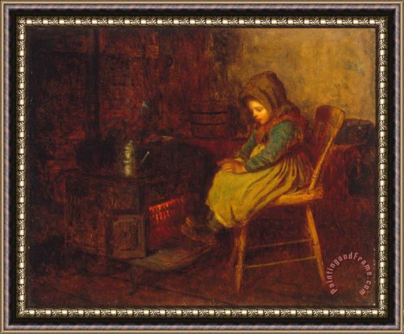 Eastman Johnson Home And Warmth Framed Print