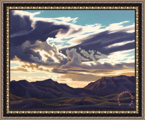 Ed Mell Galiuro Gap, Arizona, 2000 Framed Painting