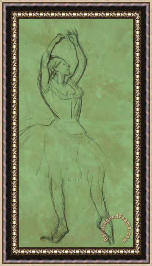 Edgar Degas Dancer With Raised Arms Framed Print