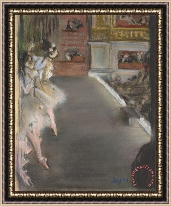 Edgar Degas Dancers at The Old Opera House Framed Print