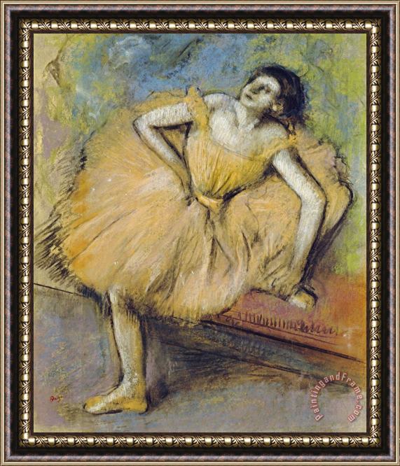 Edgar Degas Danseuse Assise Framed Print