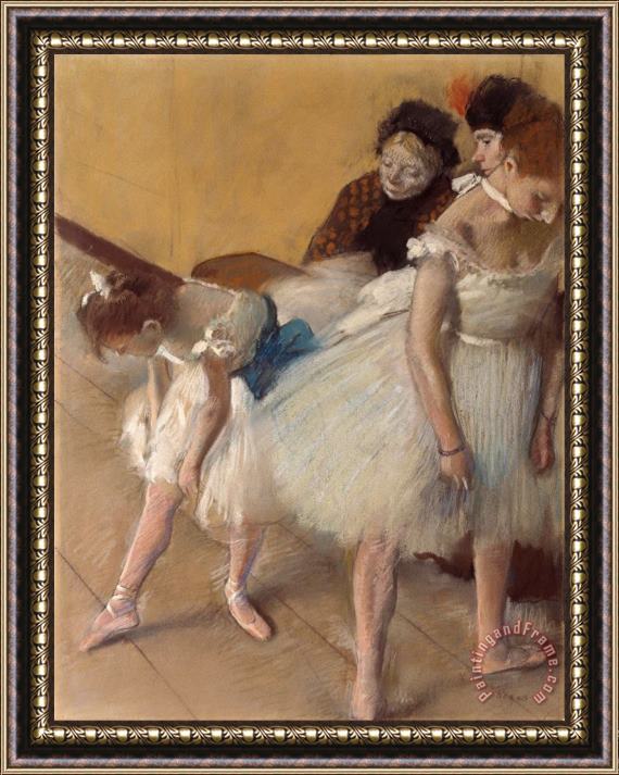Edgar Degas Examen De Danse (dance Examination) Framed Painting