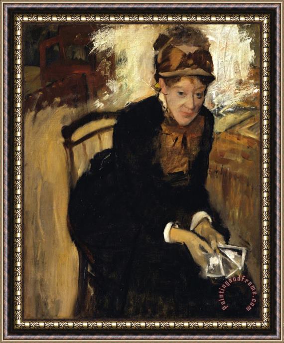 Edgar Degas Mary Cassatt Framed Painting
