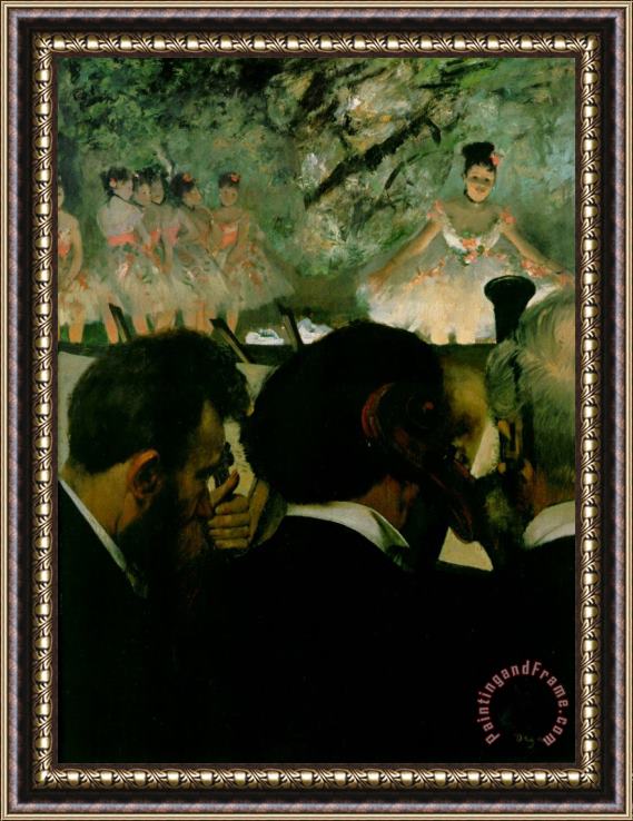 Edgar Degas Orchestra Musicians Framed Print