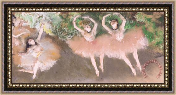 Edgar Degas Scene De Ballet Framed Painting
