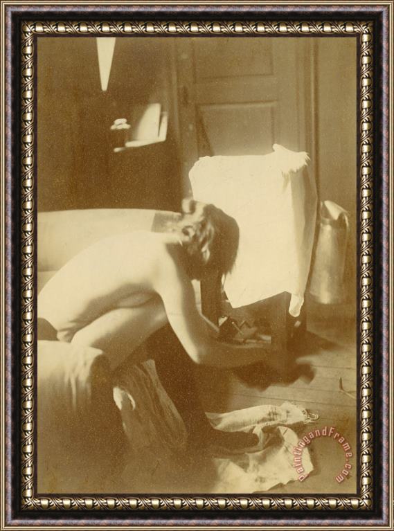 Edgar Degas Seated Nude Framed Print