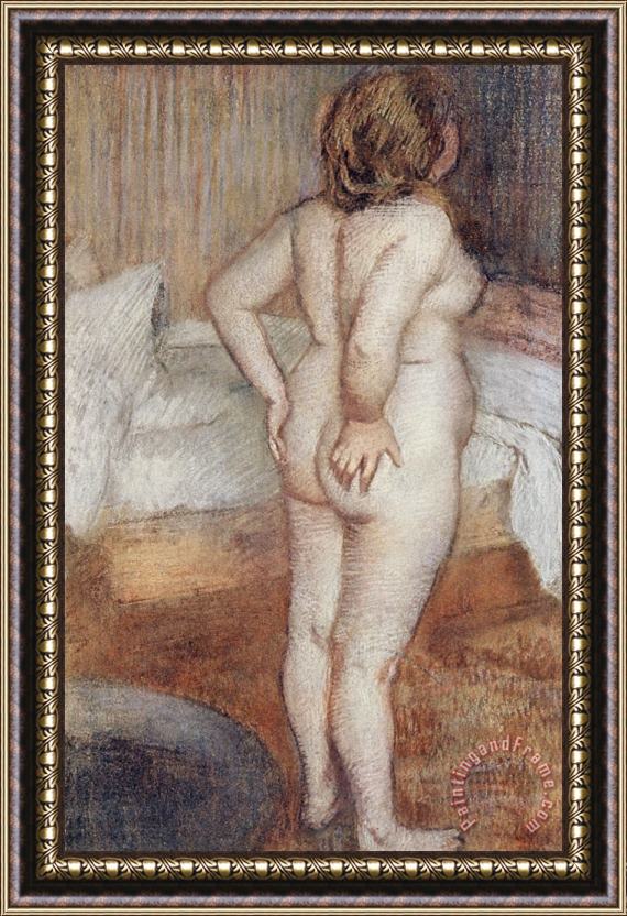 Edgar Degas Standing Nude Framed Print