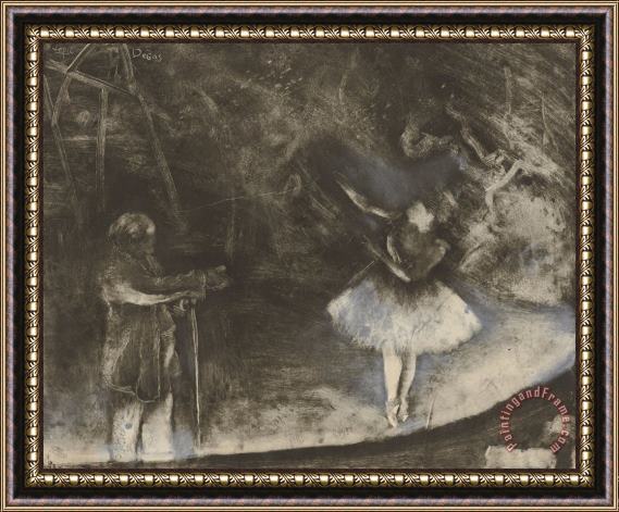 Edgar Degas The Ballet Master (le Maitre De Ballet) Framed Print