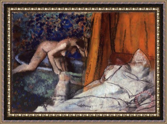 Edgar Degas The Bath (le Bain) Framed Print