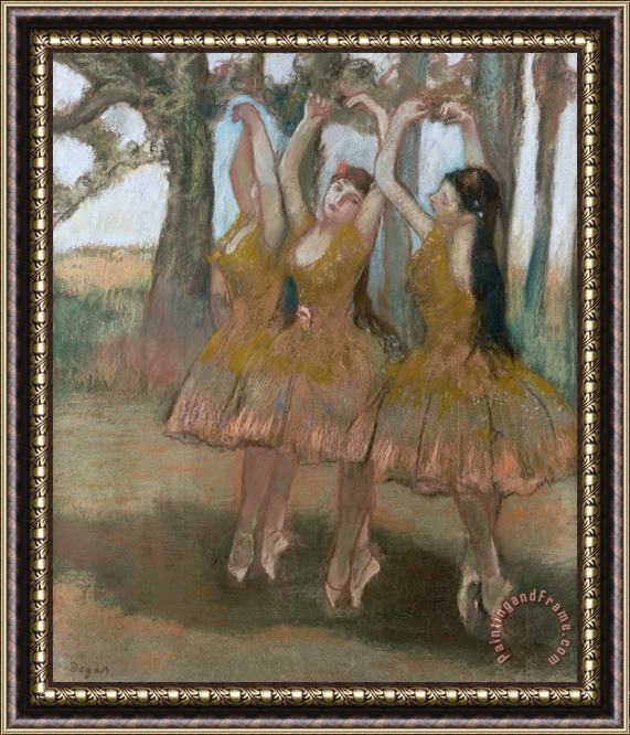 Edgar Degas The Greek Dance Framed Print