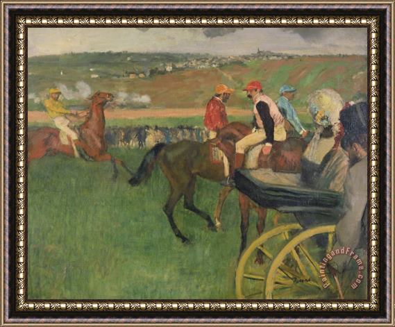 Edgar Degas The Race Course Framed Painting