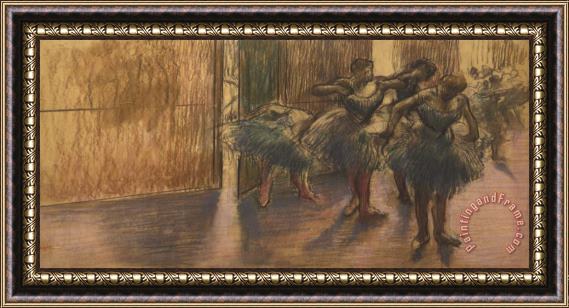 Edgar Degas The Rehearsal Room Framed Print