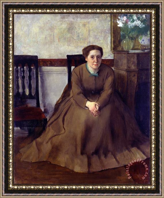Edgar Degas Victoria Dubourg Framed Print