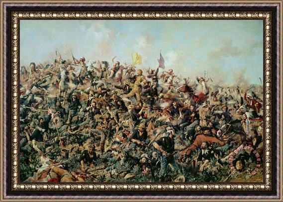 Edgar Samuel Paxson Custer's Last Stand Framed Print